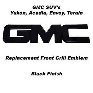 Black GMC Logo - GMC Grille Emblem Yukon