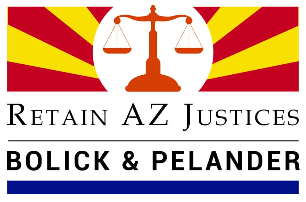 Supremem Court Justice Logo - Retain Supreme Court Justices Clint Bolick and John Pelander ...