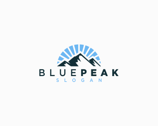 Alaska Mountain Logo - Peak Mountain Logo Designed