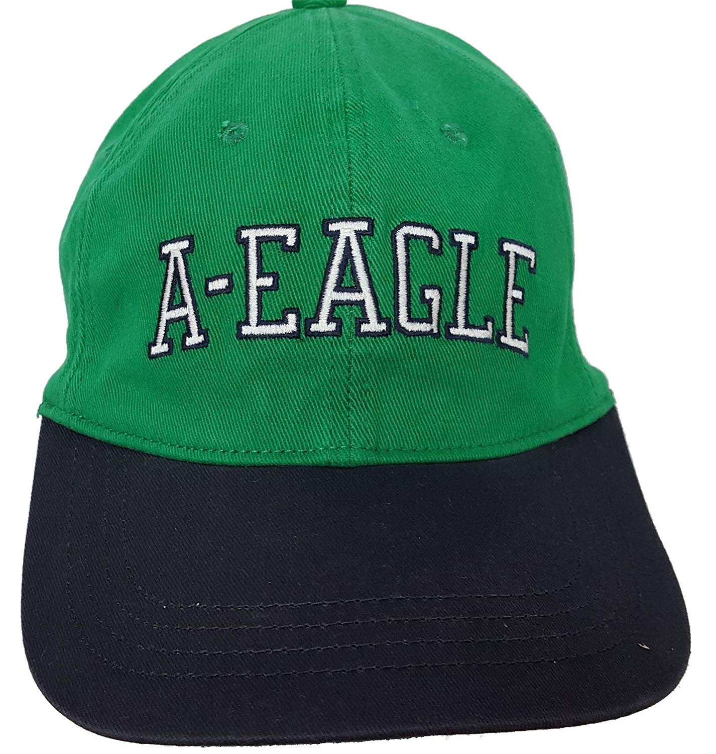 Green w Logo - American Eagle Outfitters Green w/ White A-EAGLE Logo Navy Bill ...