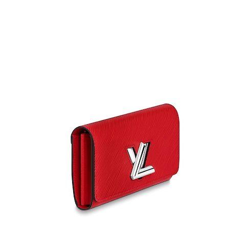 Louis Vuitton Red Logo - Twist Wallet Epi Leather Leather Goods