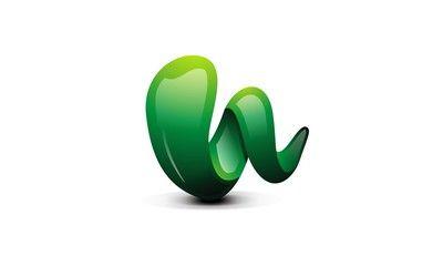 Green w Logo - w 3d technology logo - Buy this stock vector and explore similar ...