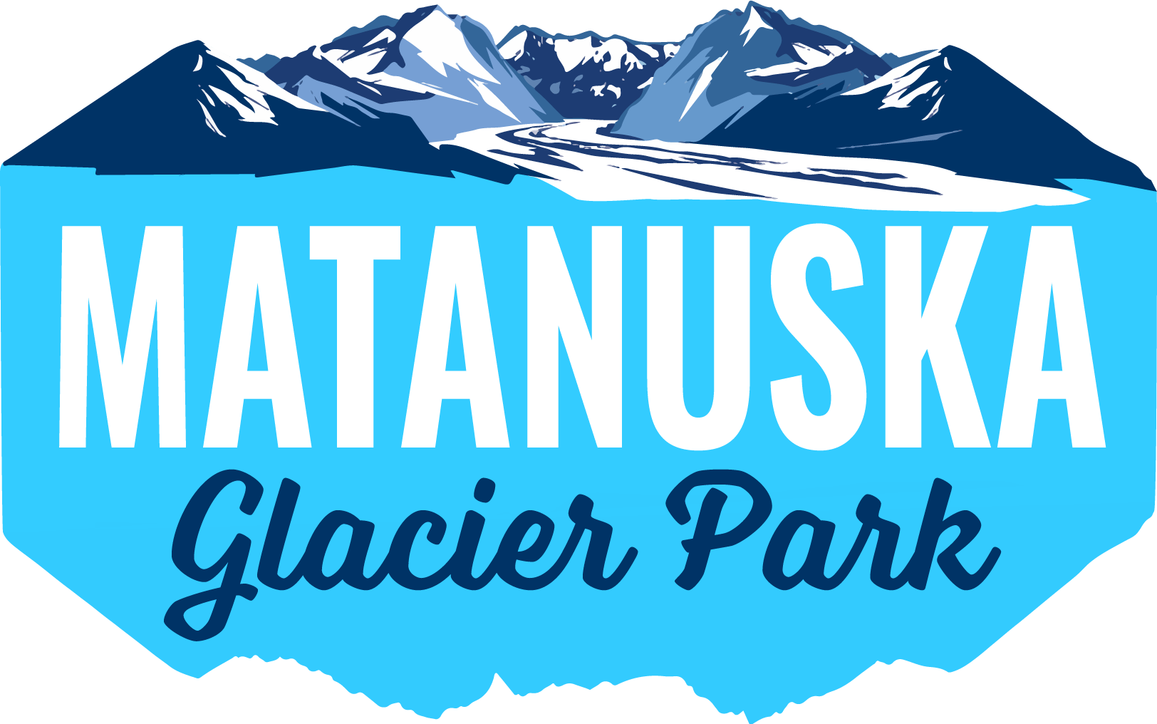 Alaska Mountain Logo - About Matanuska Glacier ~ ALASKA'S MATANUSKA GLACIER