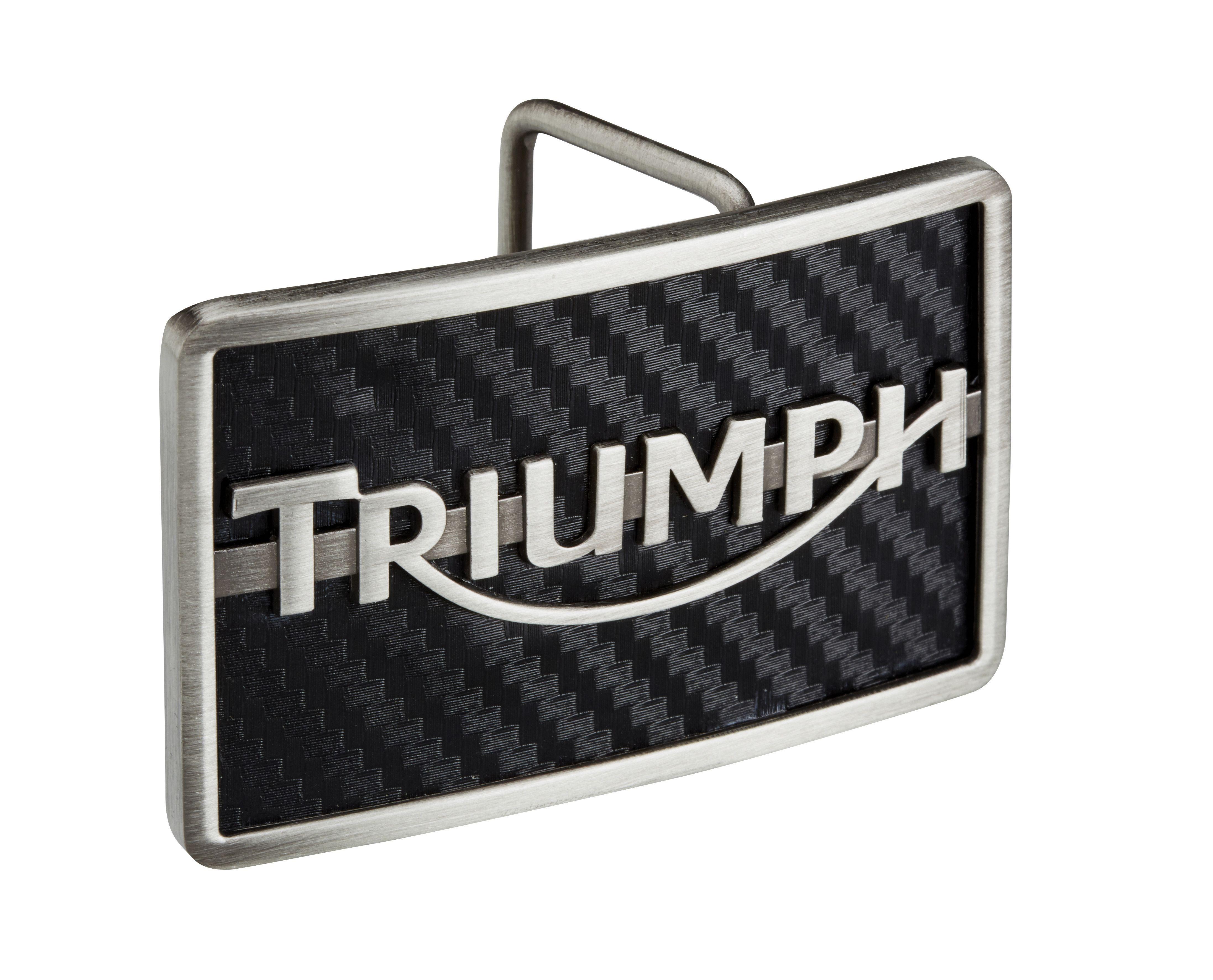 Triumph Logo - Carbon Triumph Logo Buckle
