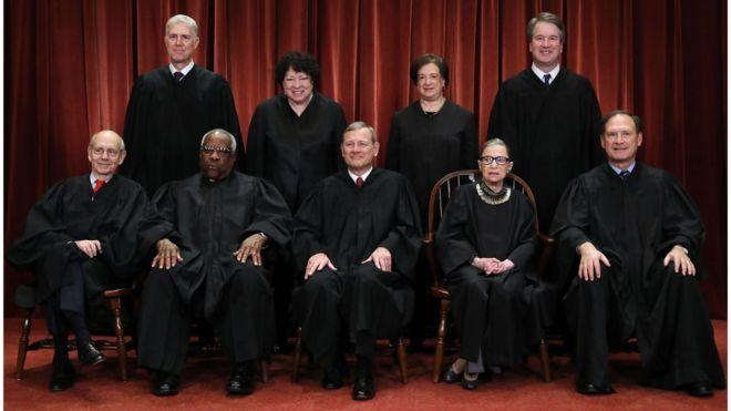 Supremem Court Justice Logo - The US Supreme Court: Who are the justices? - BBC News