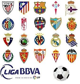 BBVA Logo - Amazon.com: 21 wall decals stickers futbol Liga Española BBVA logo ...
