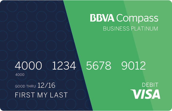 BBVA Logo - Personalize My Business Debit Card