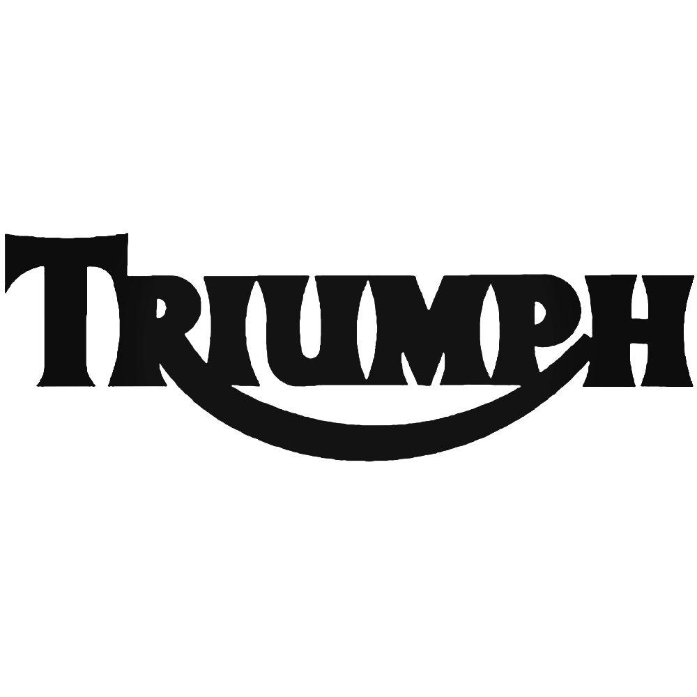 Truimph Logo - Triumph Logo 3 Decal Sticker