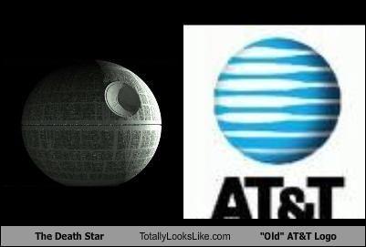 Old AT&T Logo - The Death Star Totally Looks Like 