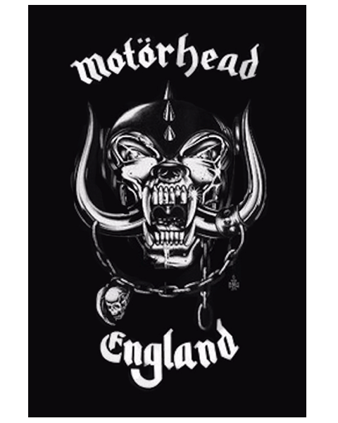 Motorhead Logo - England Poster | Poster Collection | Motorhead Store