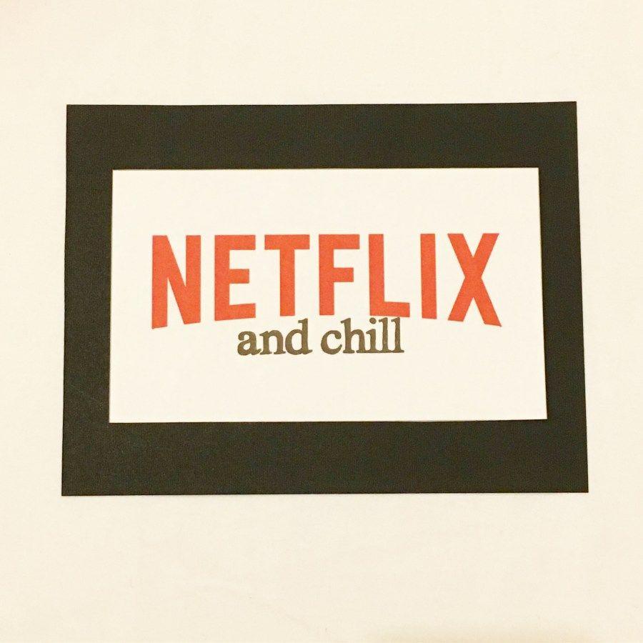 Small Netflix Chill Logo - Netflix and Chill - Valentine's Edition - Neely Perfect