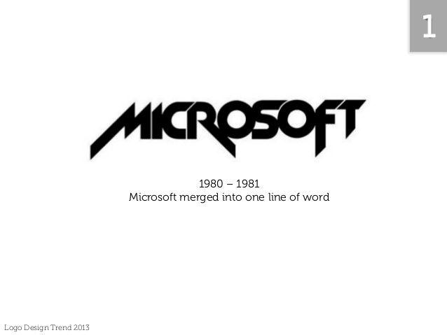 Microsoft 1980 Logo - Trend Design Logo 2013