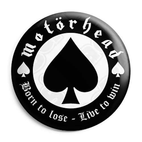 Motorhead Logo - Motorhead - Born to Lose Button Badge, Fridge Magnet, Key Ring ...