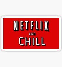 Small Netflix Chill Logo - Netflix Chill Stickers | Redbubble