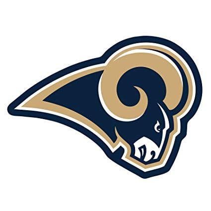 Rams Logo - Amazon.com : NFL Los Angeles Rams Logo on the Go Go : Sports & Outdoors