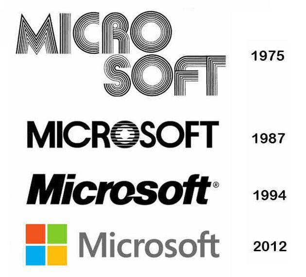 Original Microsoft Logo - Microsoft Logo Evolution | Conspired Minds