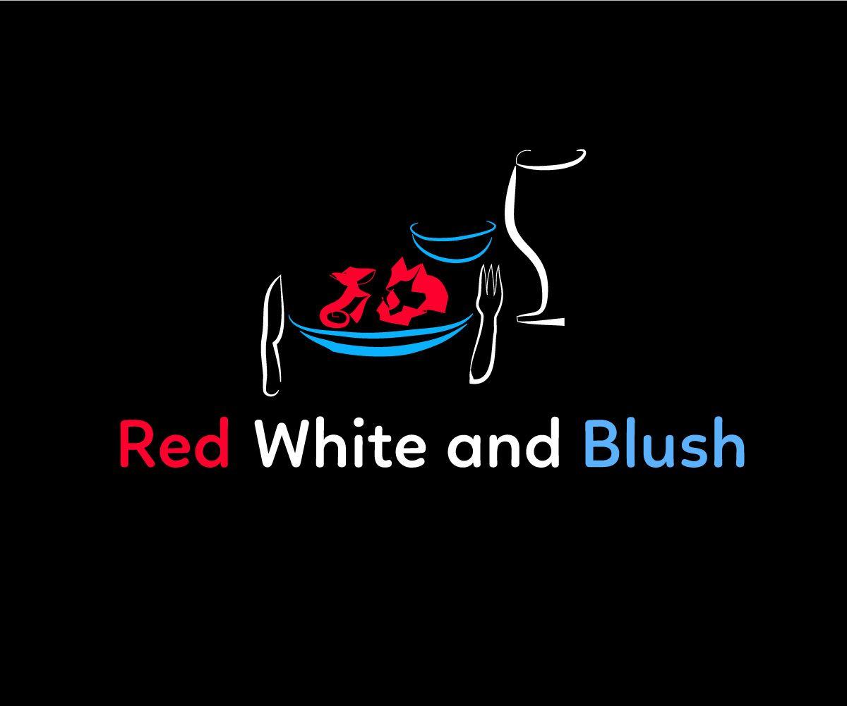 Red NB Logo - Elegant, Serious, Flag Logo Design for Red, White and Blush