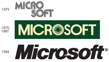 Original Microsoft Logo - Companies Change, So Do their Logos | TechCrunch