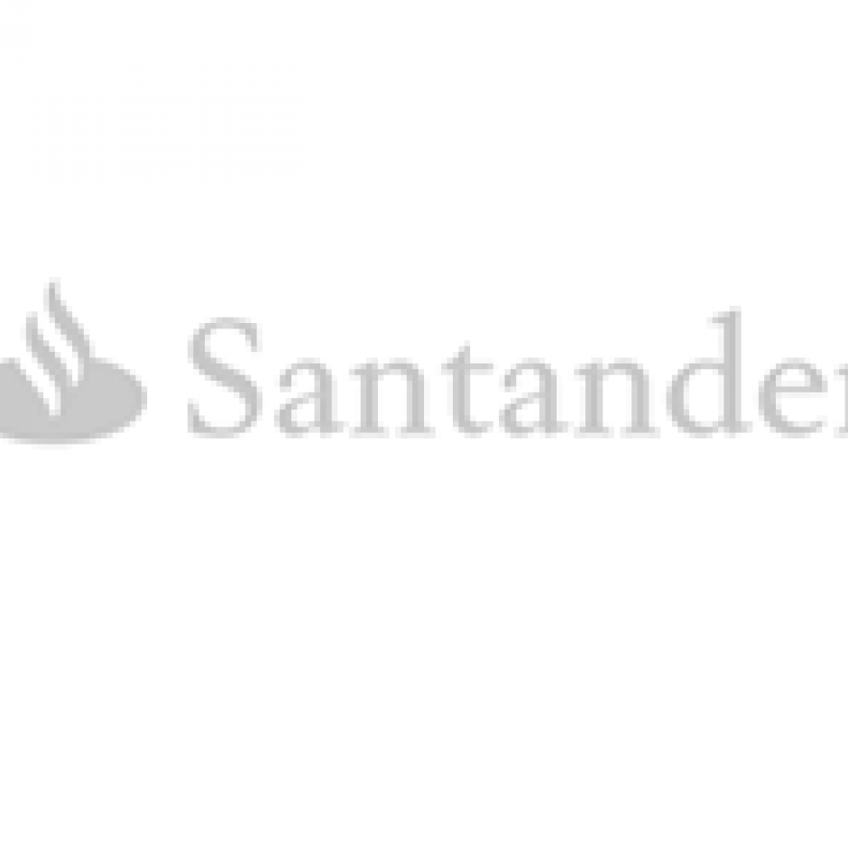 White Santander Logo - santander logo | Cheetah Digital