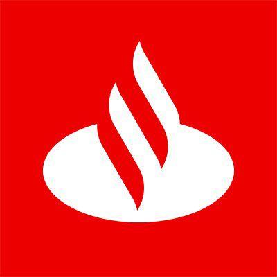 White Santander Logo - brandchannel: A Leader Evolves: How Santander Is Refreshing Its Brand