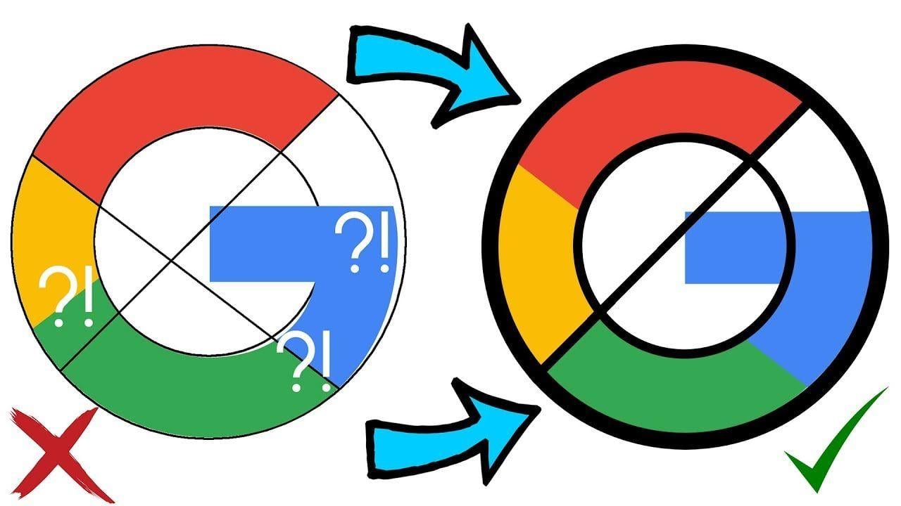 Gooogle Logo - FIXING EVERYTHING WRONG WITH THE GOOGLE LOGO! (Photoshop)