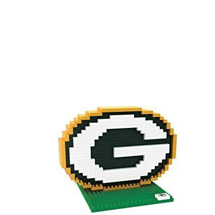 Green Bay Logo - Amazon.com : Green Bay Packers 3D Brxlz - Logo : Sports & Outdoors