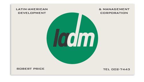 1960'S Business Logo - 1960's inspired fake business cards for a real Job