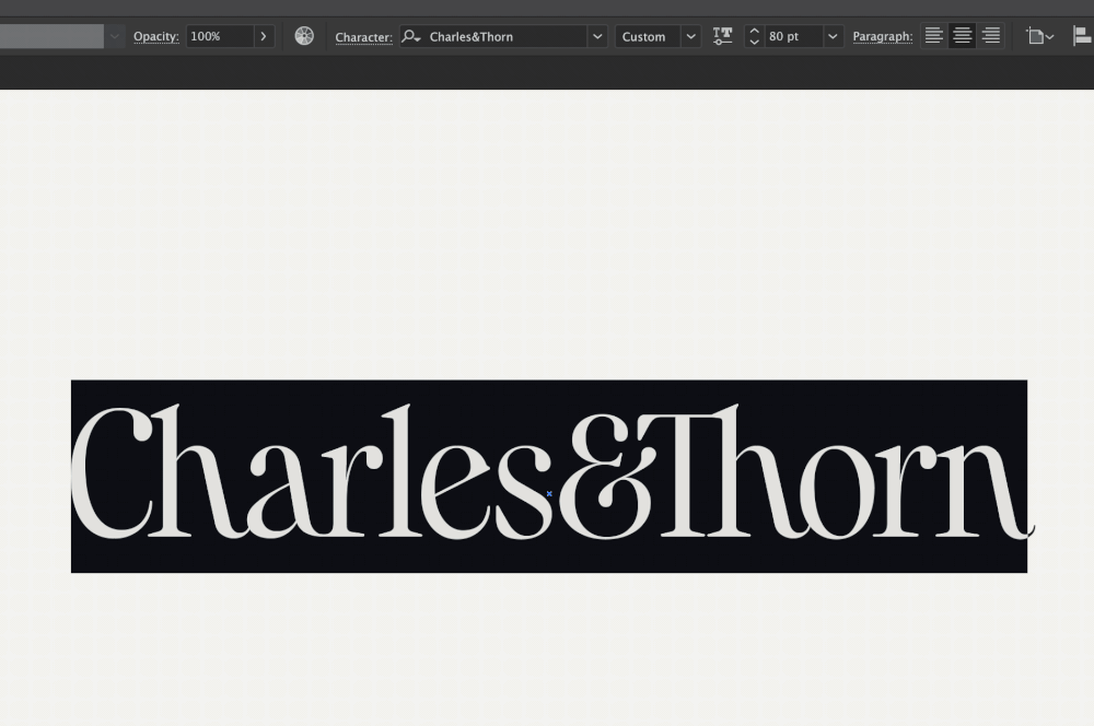 Optical Line Logo - Your Logo... as a Variable Font?! — Charles&Thorn • Lettering ...