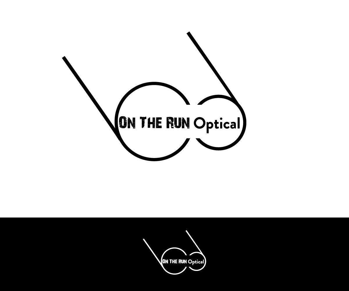 Optical Line Logo - Business Logo Design for On The Run Optical by sonym | Design #17657306