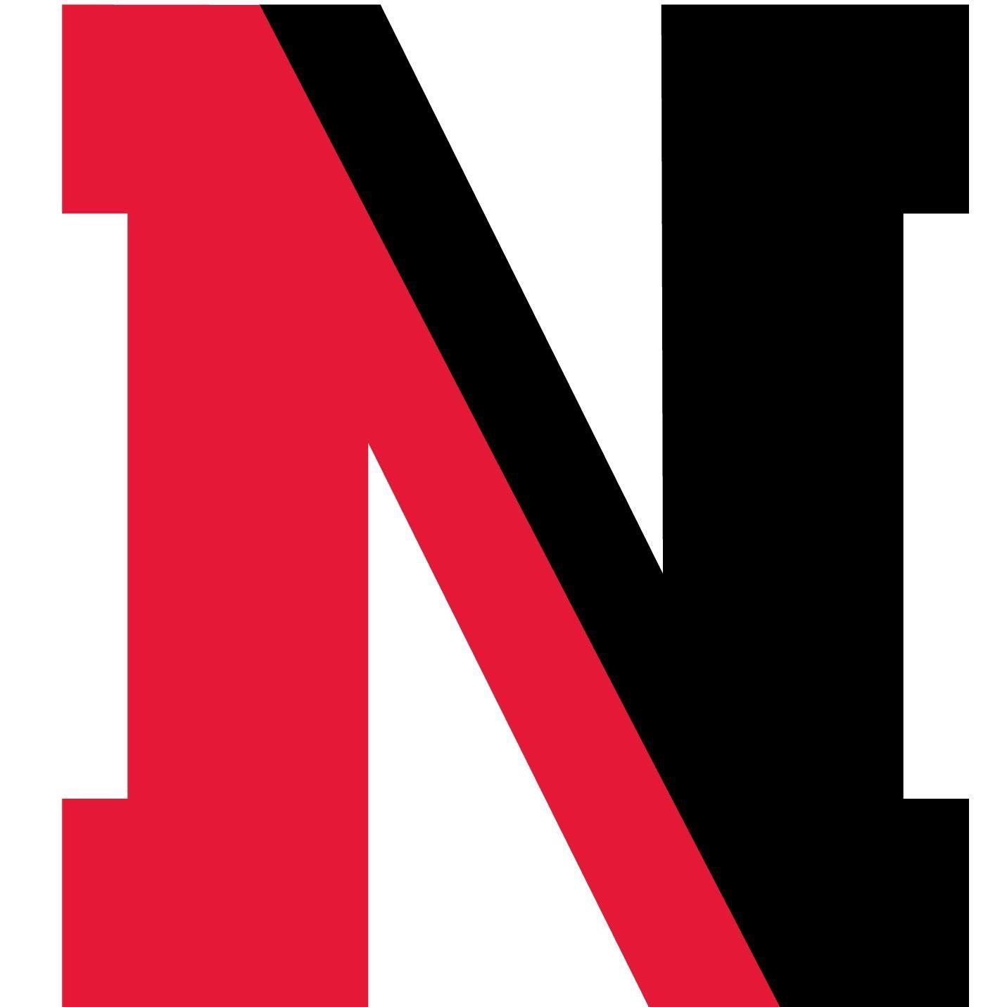 Black and Red N Logo - NU Intramurals