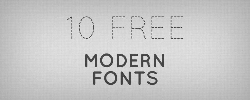 Modern Fonts for Logo - Useful Modern Fonts for Designers