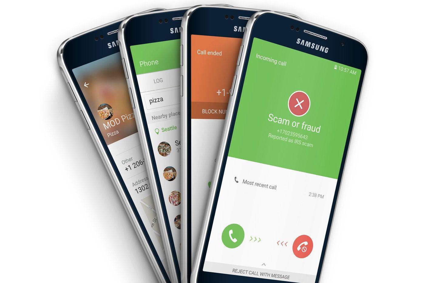 Call Samsung Logo - Samsung's Galaxy S7 automatically flags nuisance callers