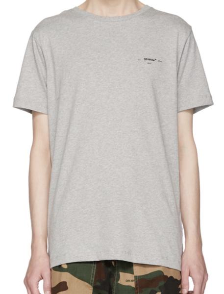 Grey Arrows Logo - Off-White Grey Arrows Logo T-shirt – Authentic Sole Boutique