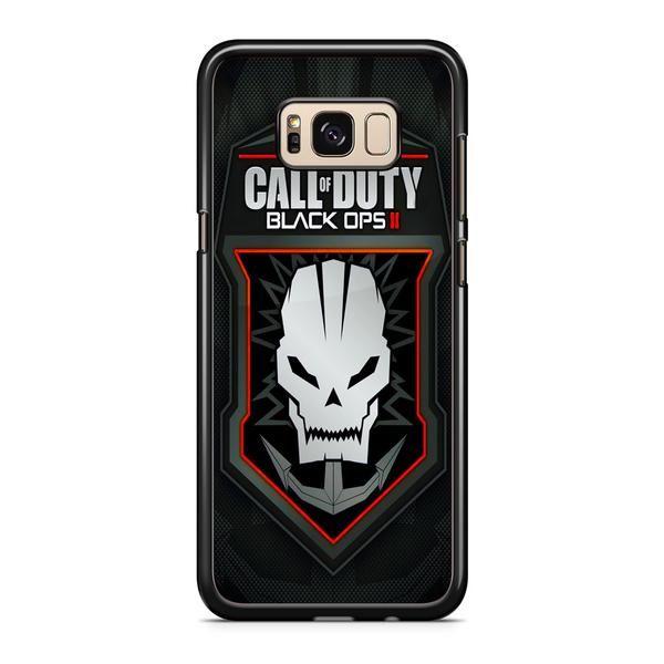 Call Samsung Logo - Call of Duty Black Ops 2 Skull Red Logo Samsung Galaxy S8 | S8 Plus ...