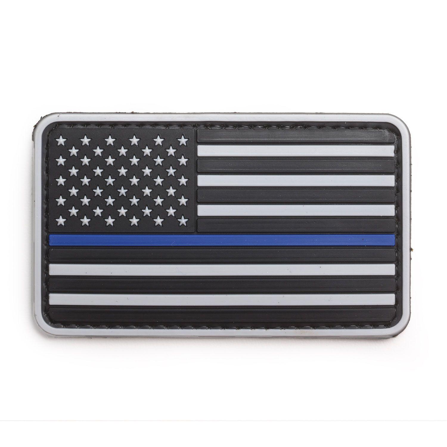 Thin Blue Star Logo - 5ive Star Gear Thin Blue Line Flag Morale Patch