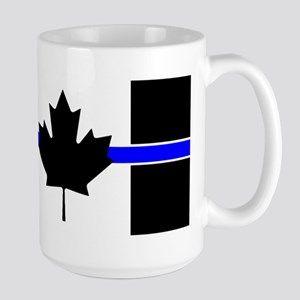 Thin Blue Star Logo - Blue Star Service Flag Mugs - CafePress