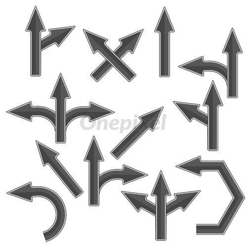Grey Arrows Logo - Grey Arrows - 4374933 | Onepixel