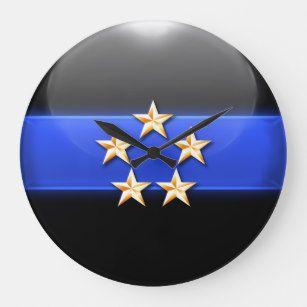 Thin Blue Star Logo - Blue Star Line Art & Wall Décor. Zazzle.co.uk