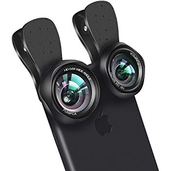 Attached Two Red XS Logo - Evershop 4K HD Phone Lens (No Distortion) Universal 2 in 1 Clip-On ...