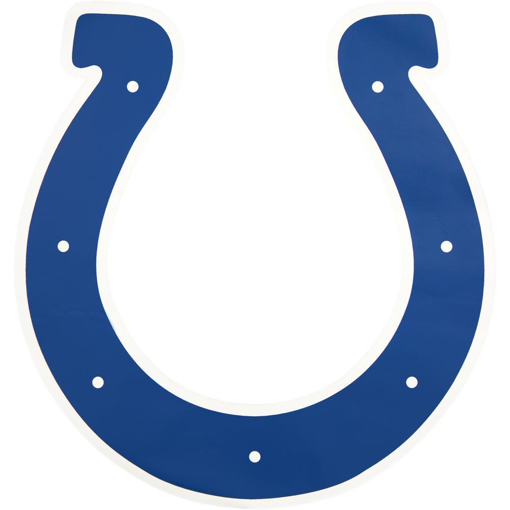 Indianapolis Colts Logo - Applied Icon NFL Indianapolis Colts Outdoor Logo Graphic- Large