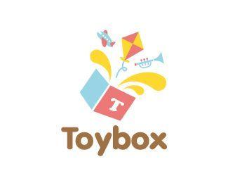 Toy Store Logo - Toy Box Logo design - This colorful logo which features toys ...