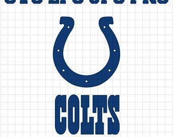 Indianapolis Colts Logo - Colts logo | Etsy