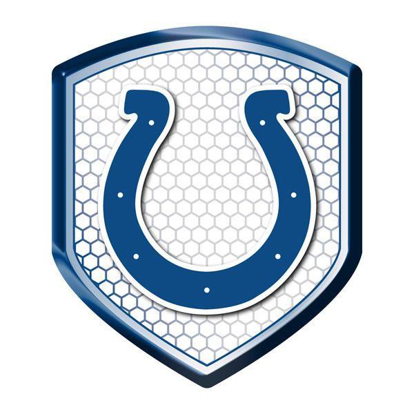 Indianapolis Colts Logo - Indianapolis Colts NFL Reflector Decal Auto Shield Car Bike Mailbox