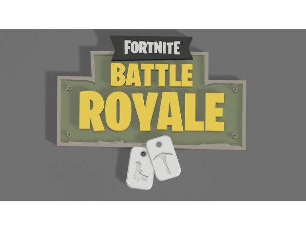 Battle Royale Logo - Fortnite Battle Royale Logo by jerryt1991 - Thingiverse