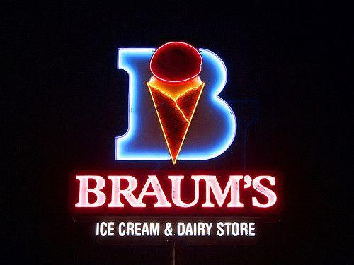 Braum's Ice Cream Logo - Braum's Ice Cream & Dairy Store. We don't have Braum's in C