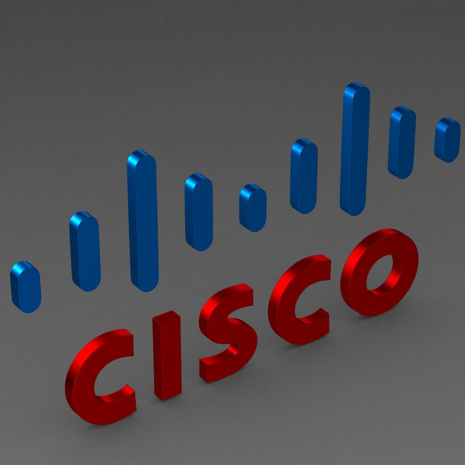 Red Cisco Logo - Cisco logo 3D Model in Other 3DExport