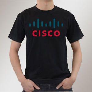 Red Cisco Logo - NEW Cisco Logo Blue Red Dark Black T-Shirt Men's S To 5XL | eBay