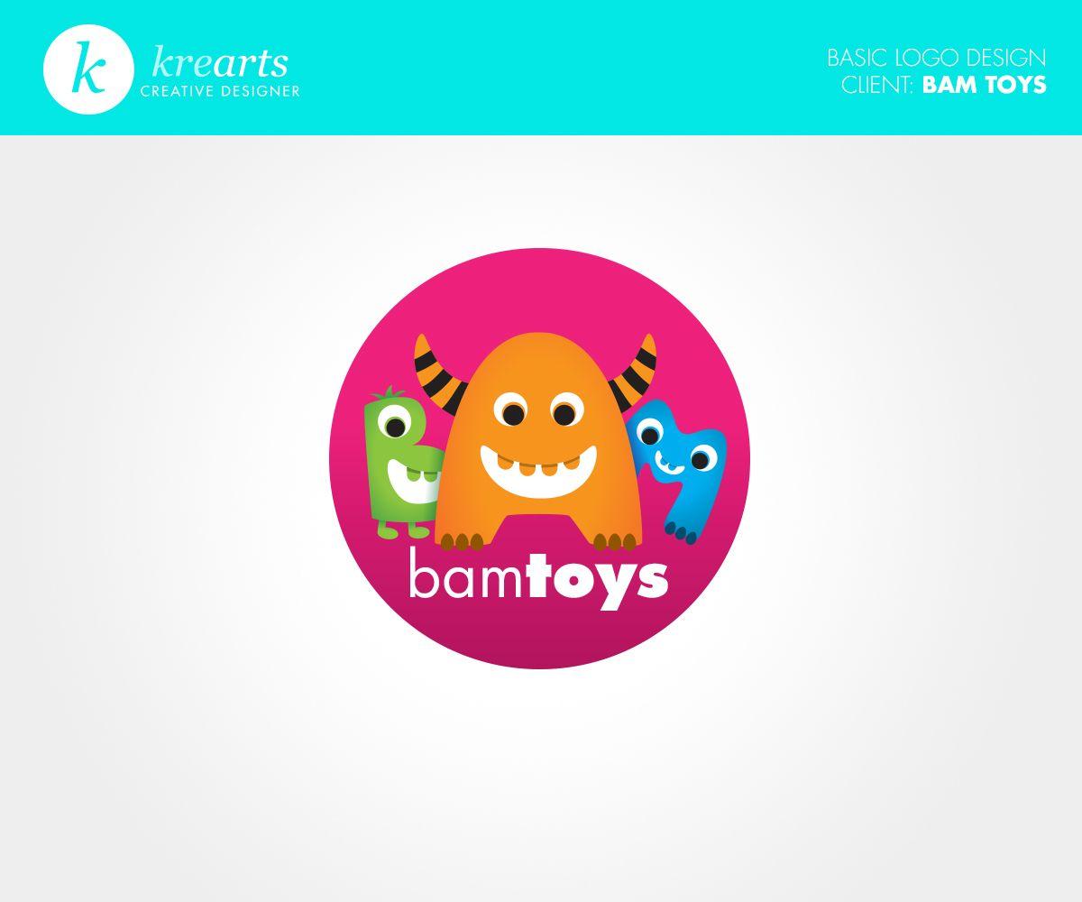 Toy Store Logo - Colorful, Playful, Toy Store Logo Design for Bam Toys, 