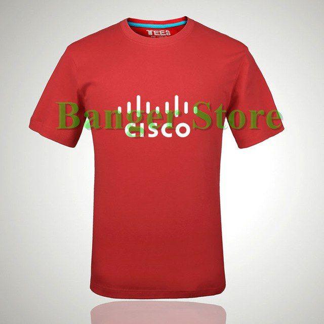 Red Cisco Logo - CISCO Logo T Shirt 100% Cotton Tee Shirt S XXXL In T Shirts