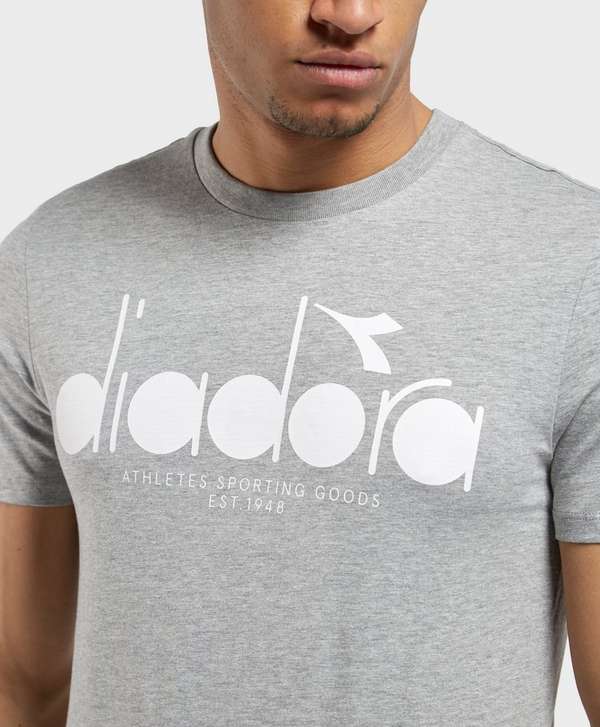 Diadora Shirt Logo - Diadora Basic Logo Short Sleeve T-Shirt | scotts Menswear